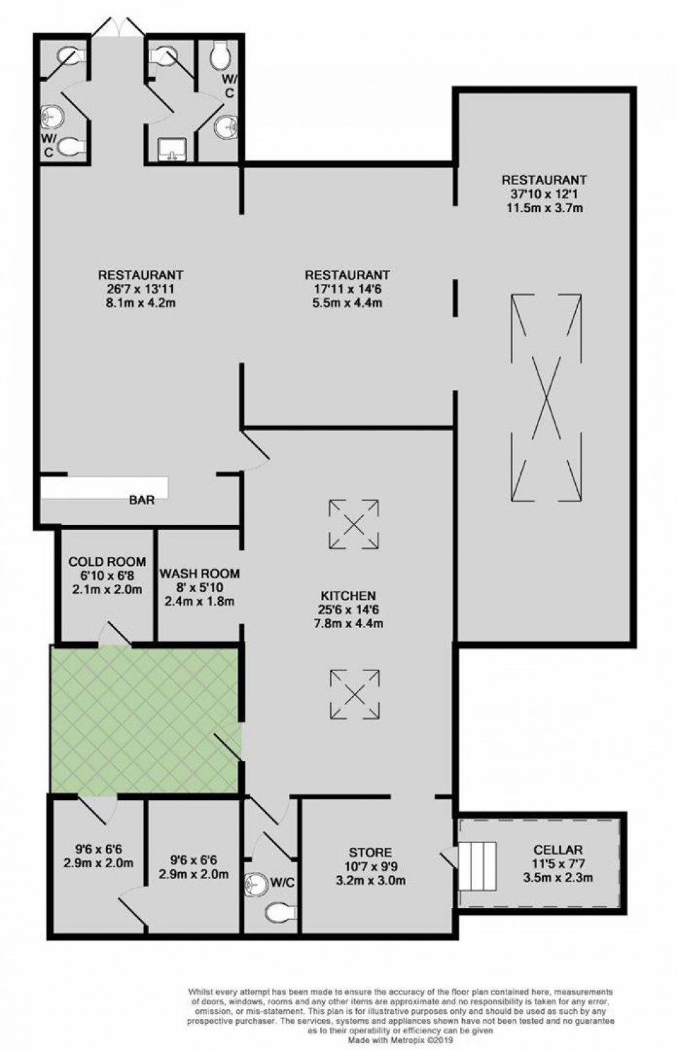 Floorplan for Clifton, Bristol