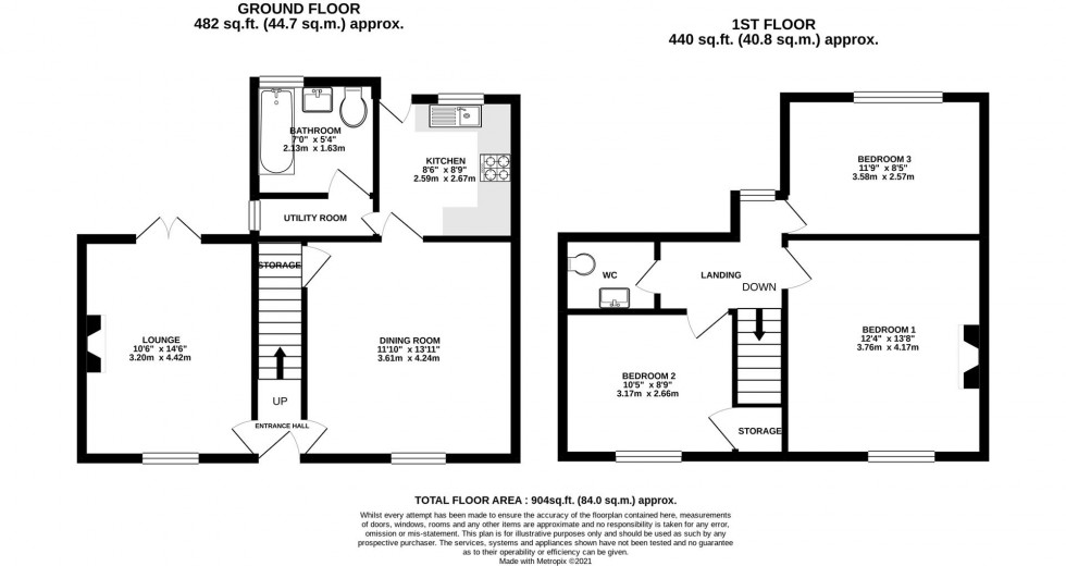 Floorplan for Sea Mills Lane, Stoke Bishop, Bristol
