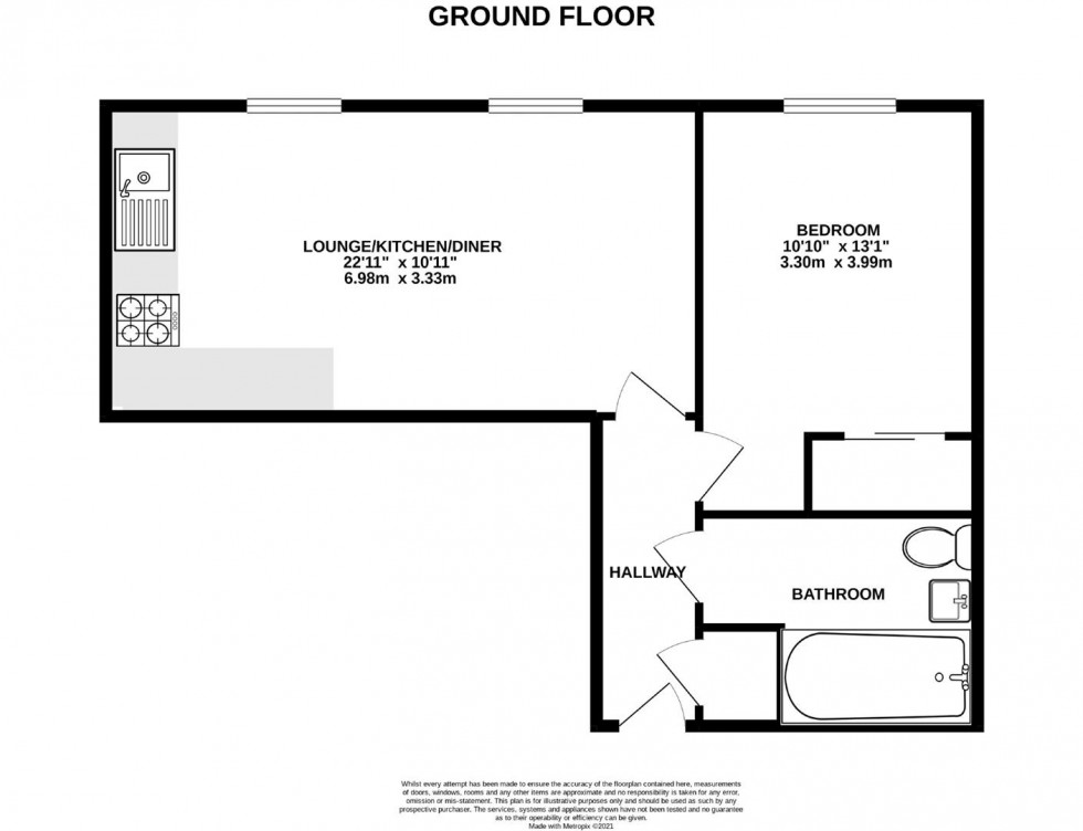 Floorplan for Paintworks, Brislington, Bristol