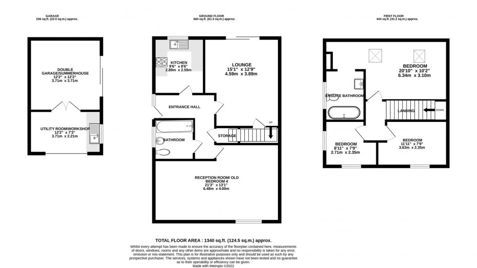 Floorplan for Bourton Close, Stoke Lodge, Bristol