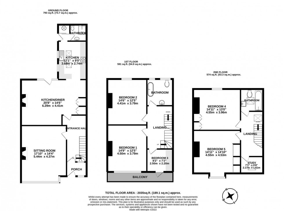 Floorplan for Cranbrook Road, Bristol