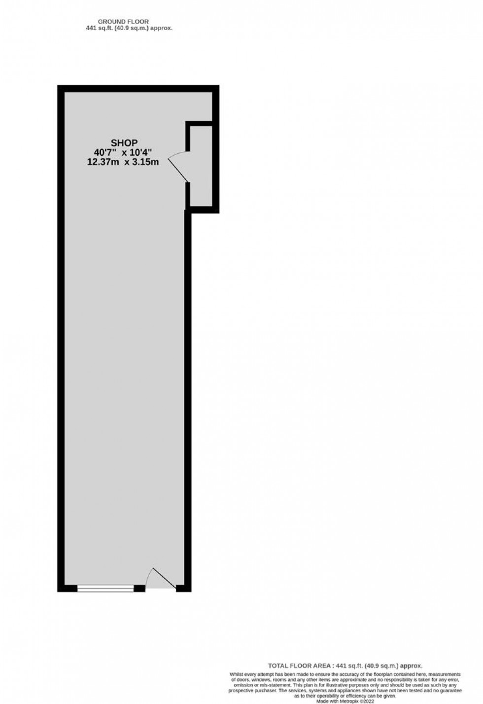 Floorplan for Regent Street, Kingswood, Bristol