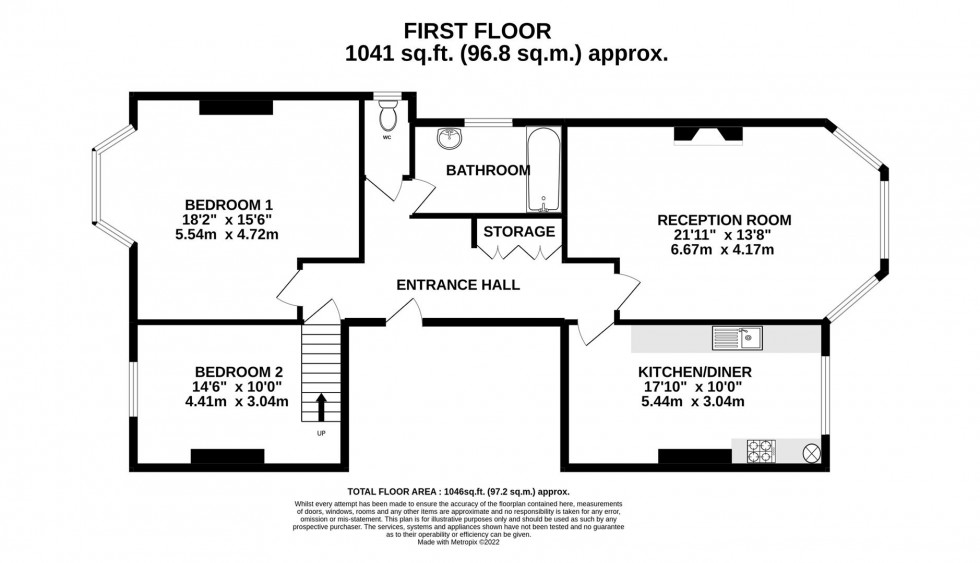 Floorplan for Westbury Road, Westbury-On-Trym, Bristol