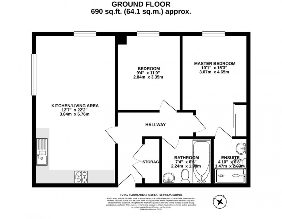 Floorplan for College Road, Ashley Down, Bristol