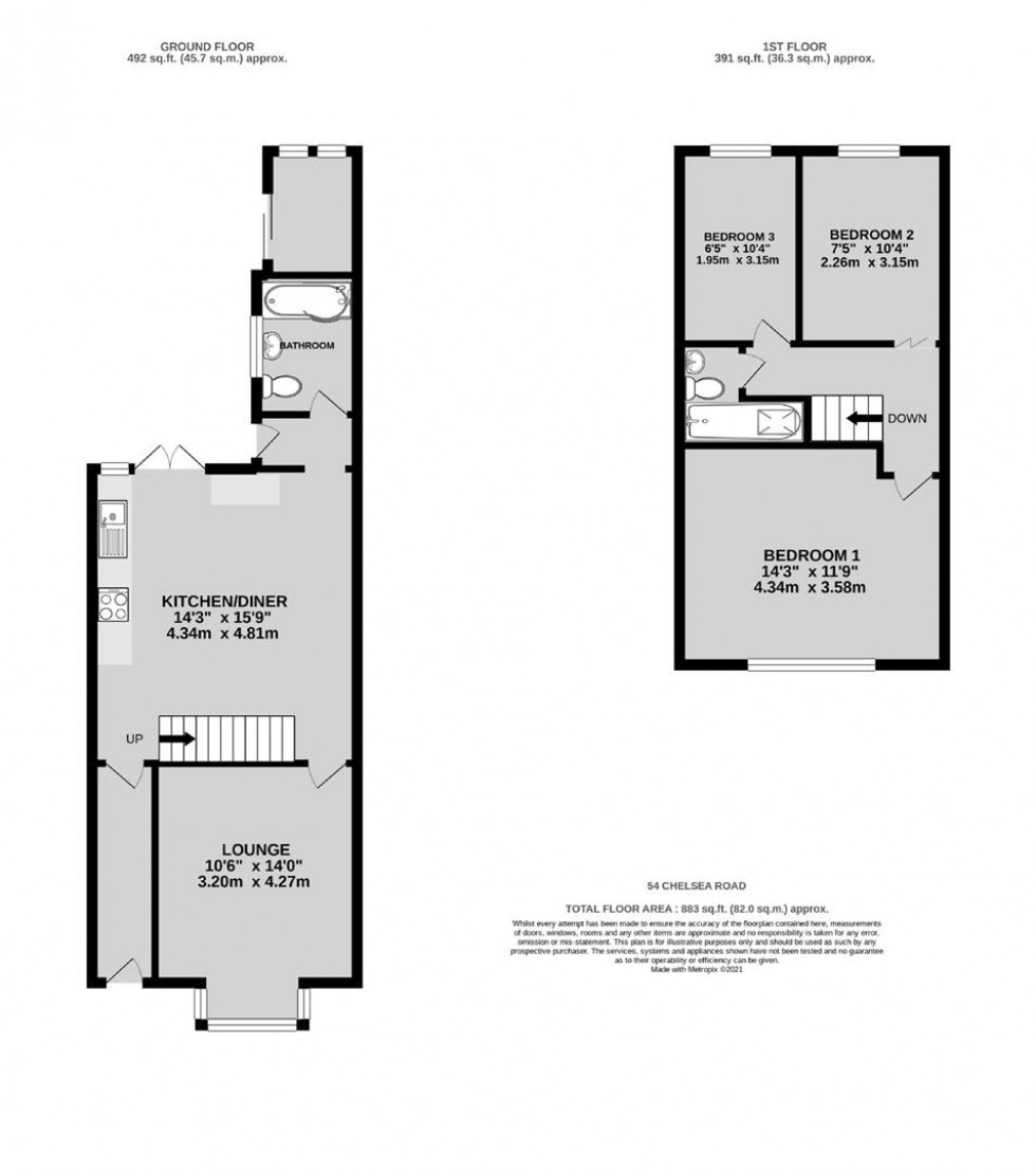 Floorplan for Easton