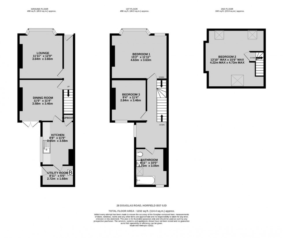 Floorplan for Horfield