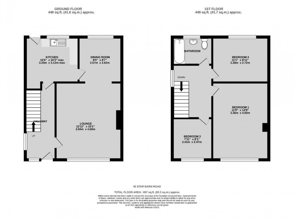 Floorplan for Winterbourne