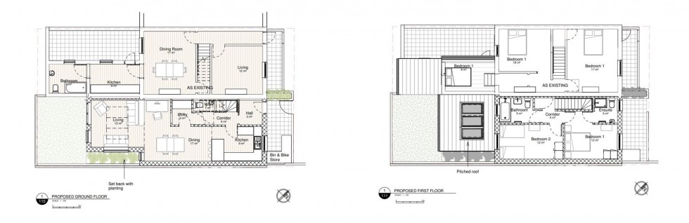Floorplan for HOUSE & BUILDING PLOT - Armoury Square, Easton, Bristol