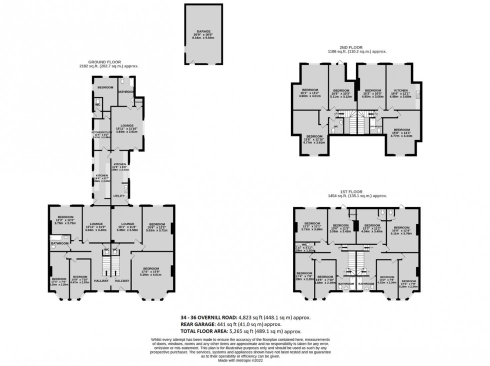 Floorplan for Overnhill Road, Downend, Bristol