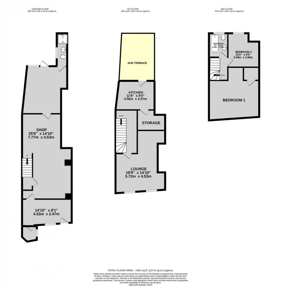 Floorplan for Christmas Steps, Bristol