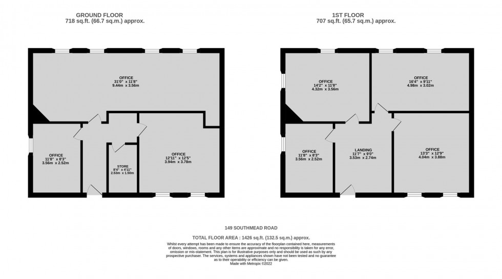 Floorplan for Southmead Road, Westbury On Trym, Bristol