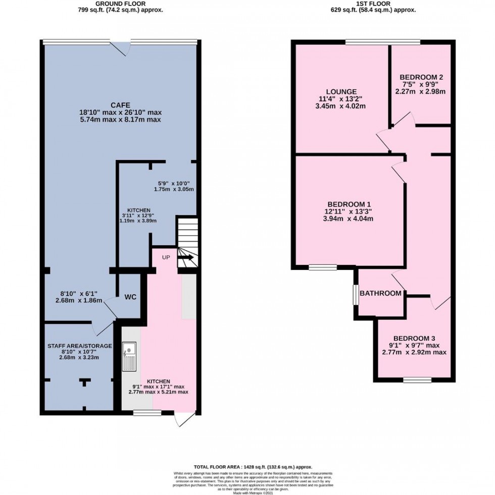 Floorplan for Speedwell Road, Bristol
