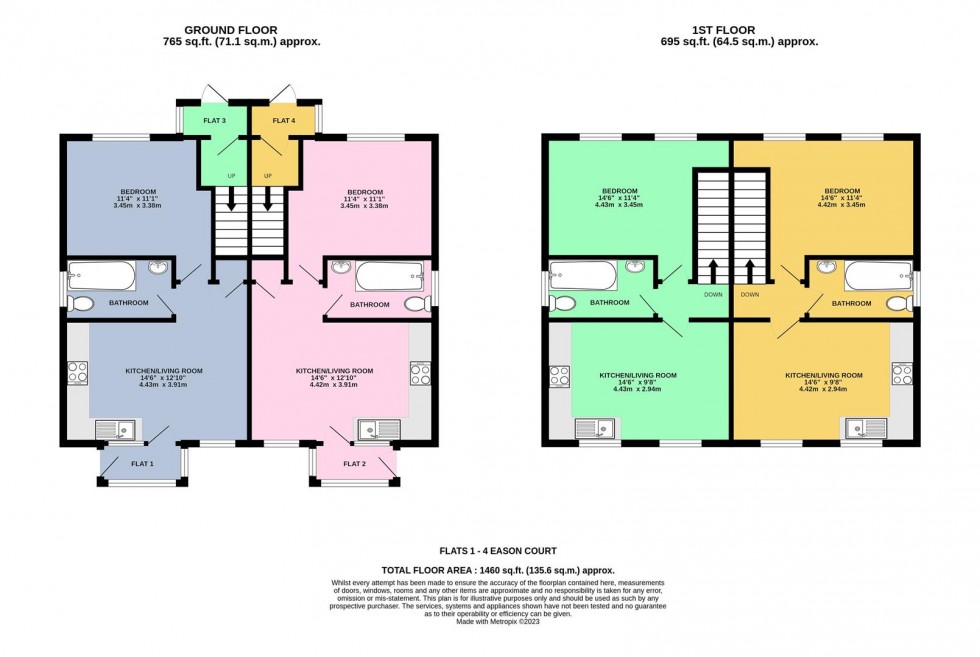 Floorplan for Eason Court, Kestrel Close, Patchway, Bristol