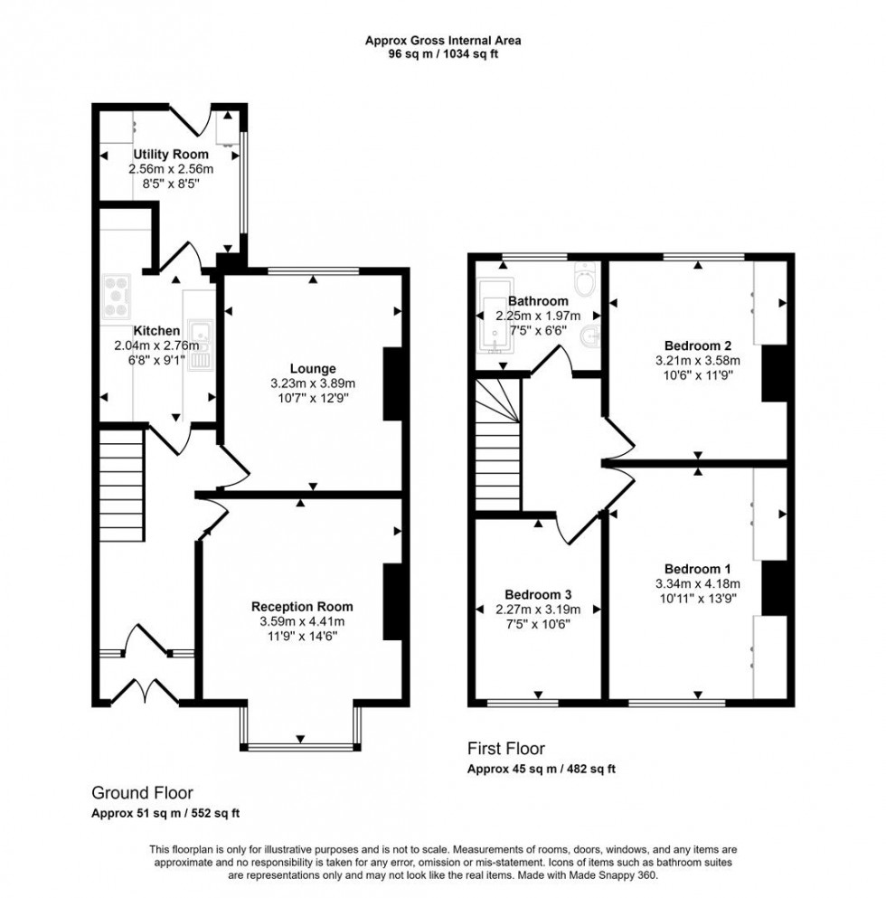 Floorplan for Savoy Road, Brislington, Bristol