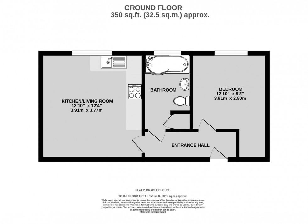 Floorplan for St. Stephens Avenue, Bristol