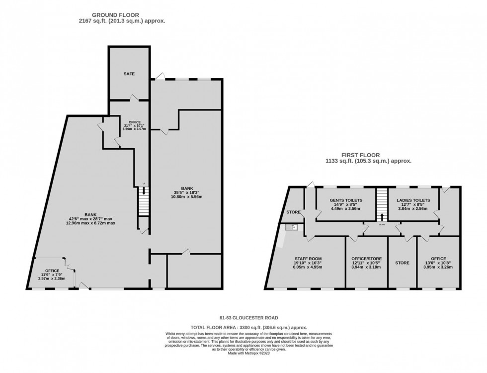 Floorplan for Gloucester Road, Patchway, Bristol