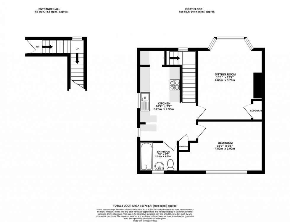 Floorplan for Mancroft Avenue, Bristol BS11