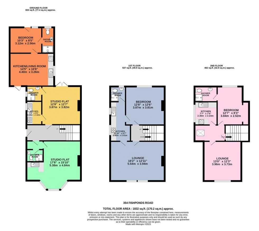 Floorplan for Fishponds Road, Eastville, Bristol