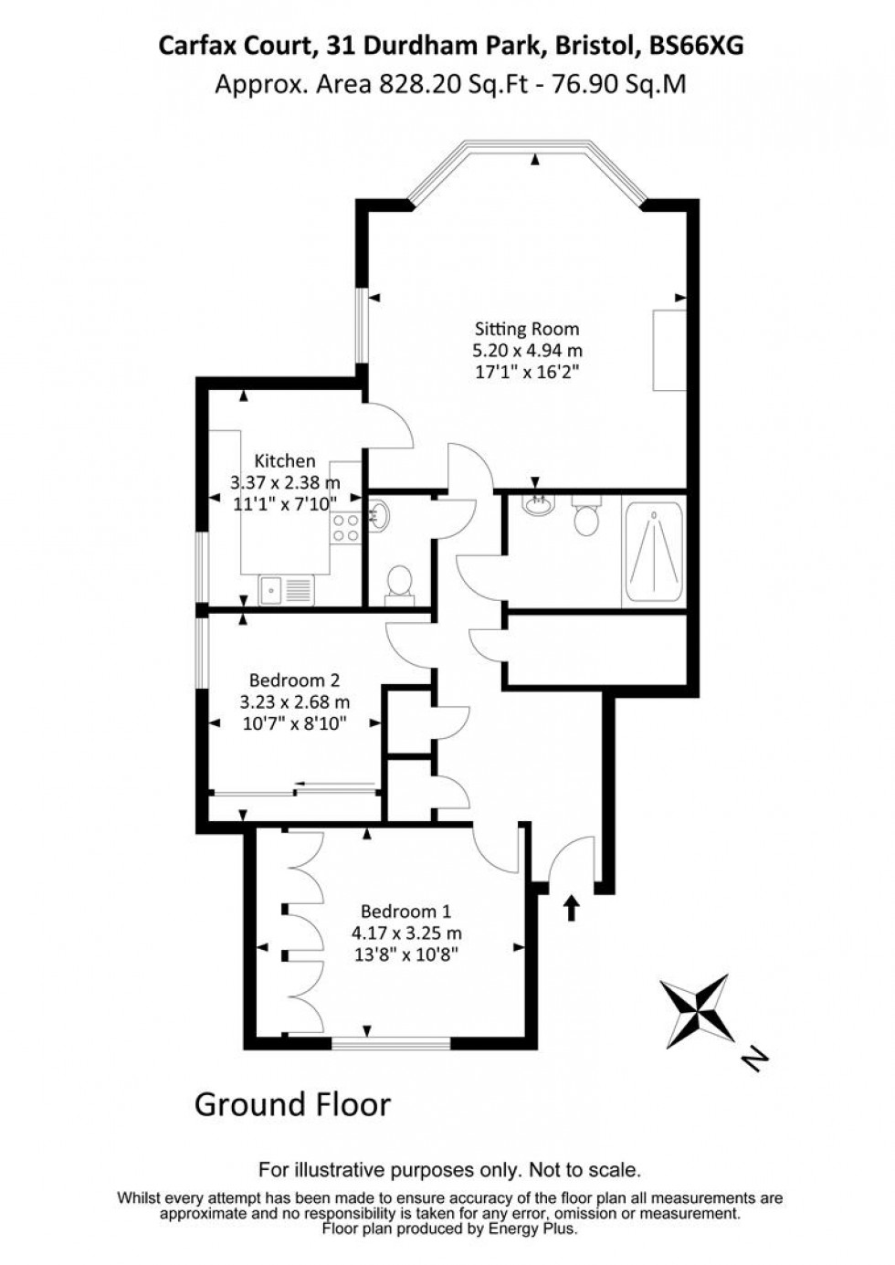 Floorplan for Durdham Park | Redland