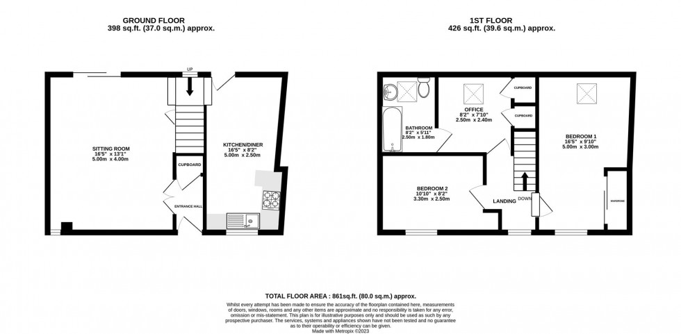 Floorplan for Henleaze Road, Bristol