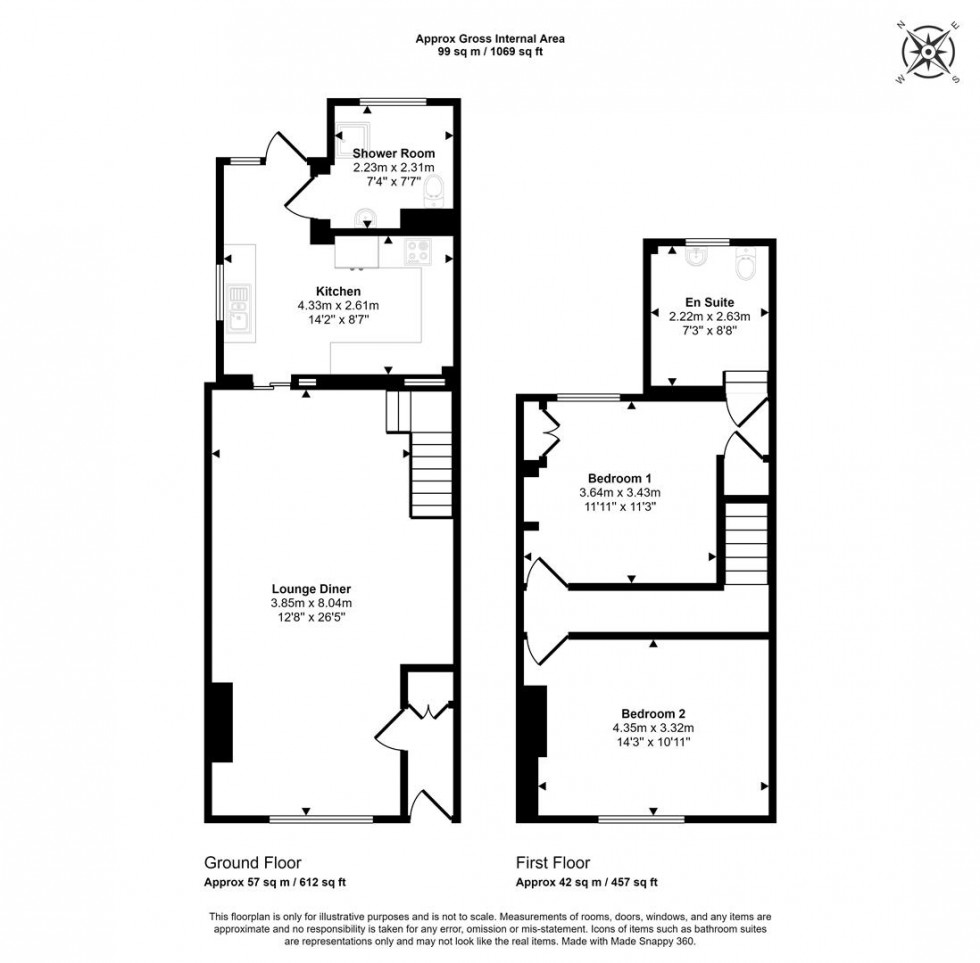 Floorplan for Nottingham Street, Victoria Park, Bristol