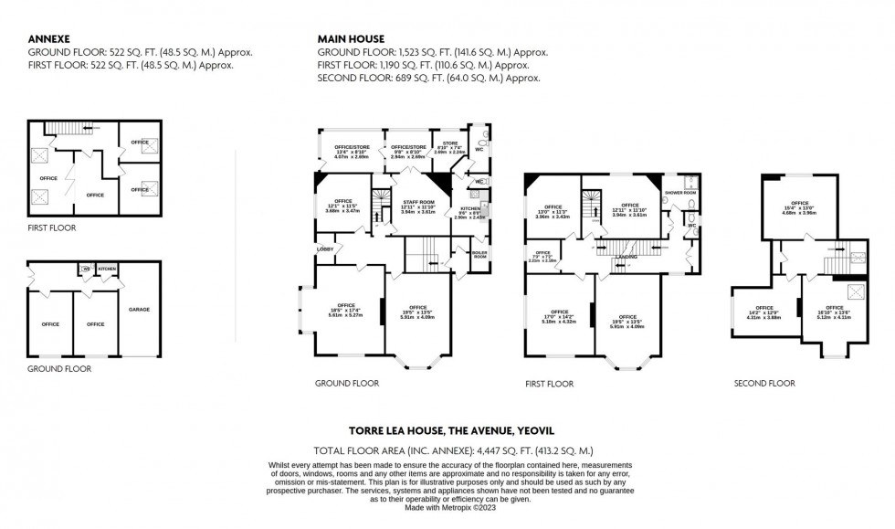 Floorplan for The Avenue, Yeovil