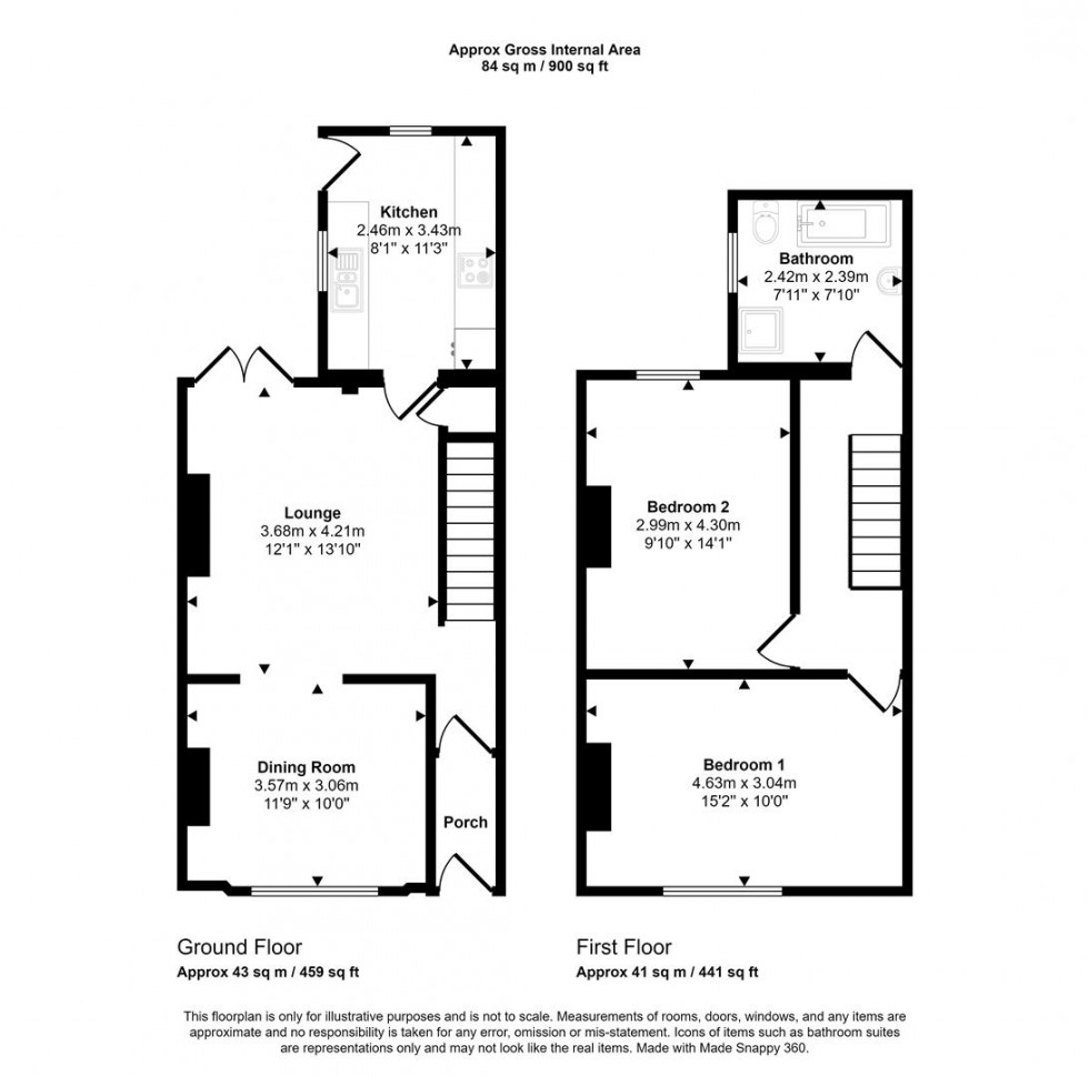 Floorplan for Lydney Road, Staple Hill, Bristol