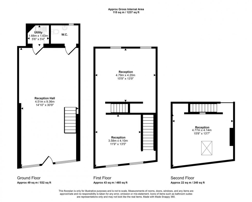 Floorplan for Church Road, Redfield, Bristol