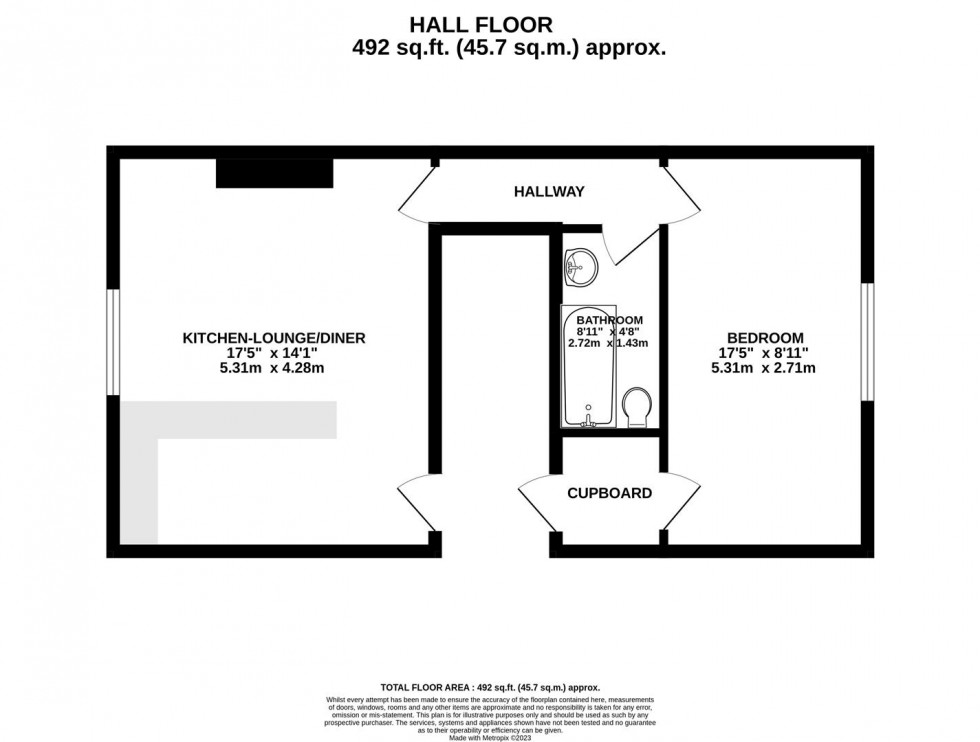 Floorplan for Kingsdown Parade, Kingsdown, Bristol