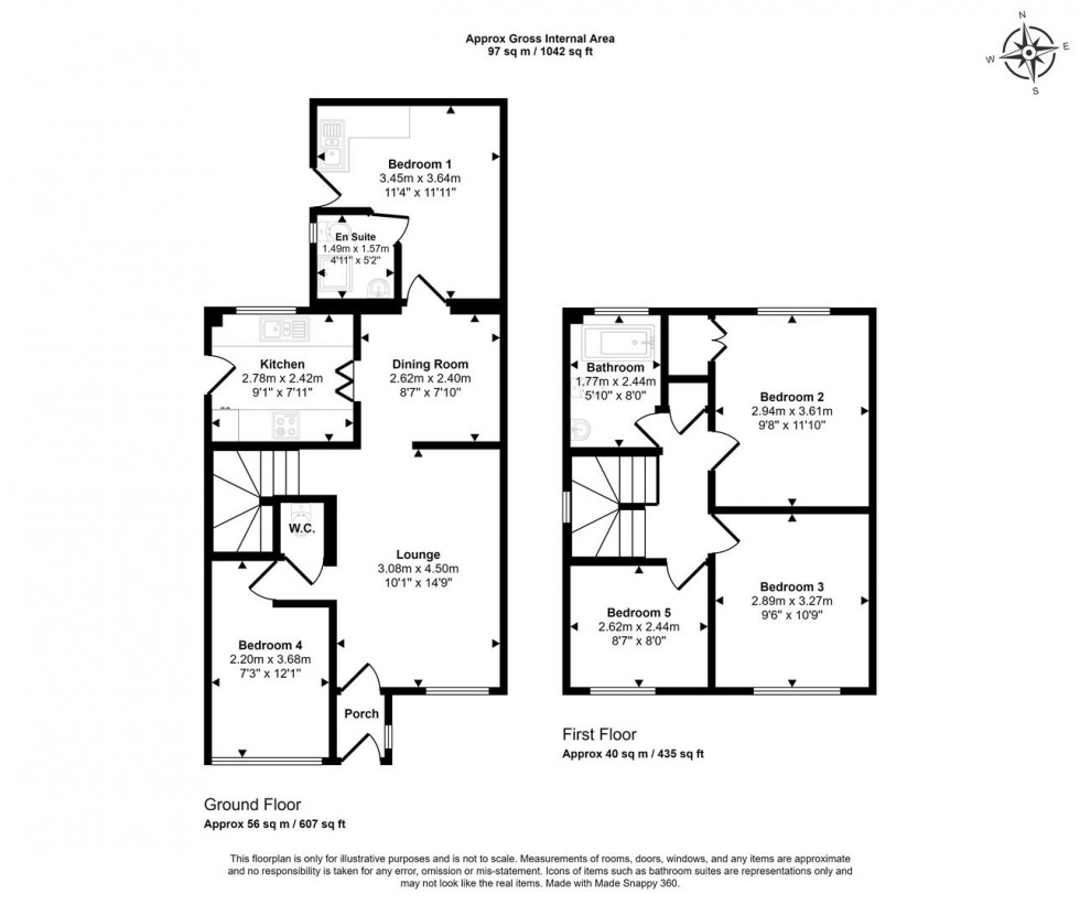 Floorplan for Little Meadow, Bradley Stoke, Bristol