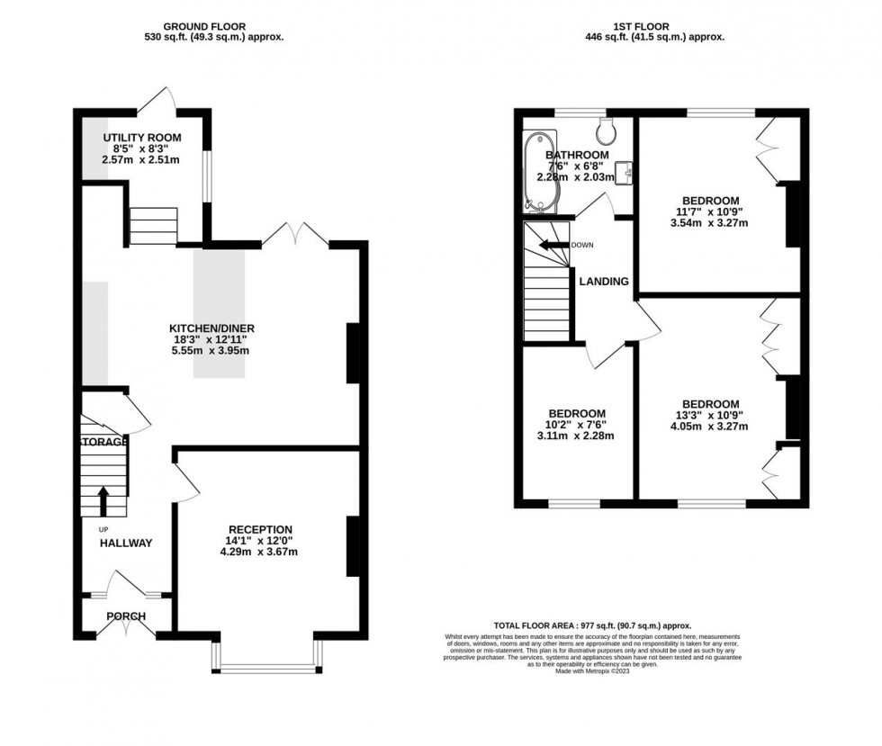 Floorplan for Savoy Road, Bristol