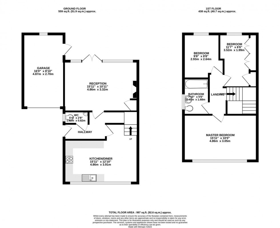 Floorplan for Pensfield Park, Bristol