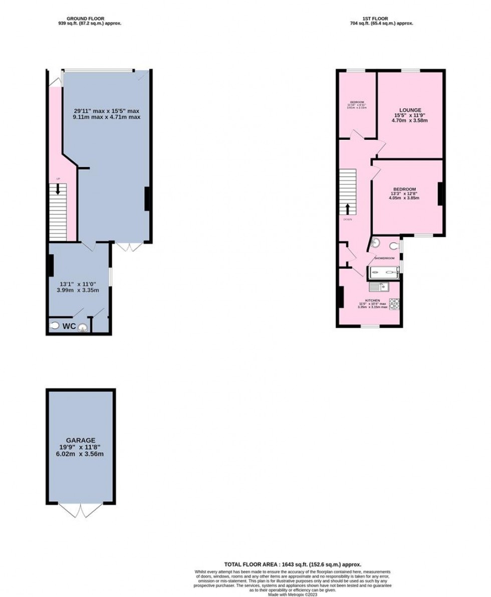 Floorplan for Kellaway Avenue, Westbury Park, Bristol