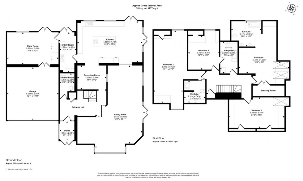 Floorplan for Fir Tree Lane, St George, Bristol