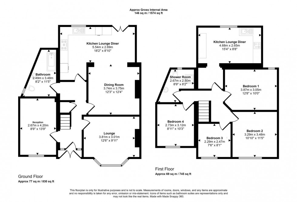 Floorplan for Oberon Avenue, Whitehall, Bristol