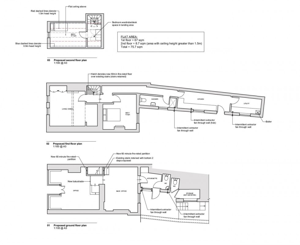 Floorplan for Mixed-Use Investment Property, Stokes Croft