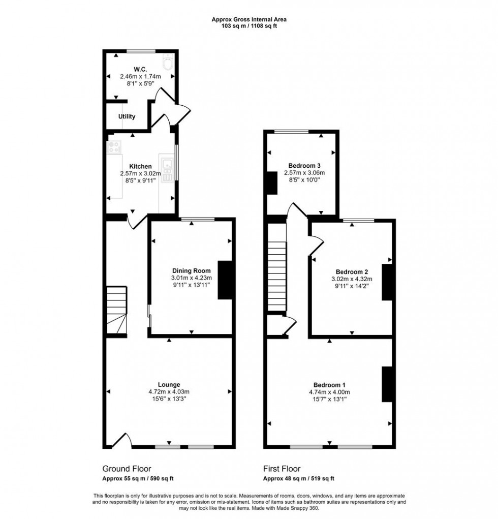 Floorplan for West Street, Bedminster, Bristol