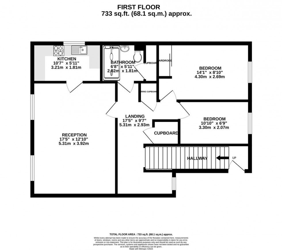 Floorplan for Fallodon Court, Henleaze, Bristol