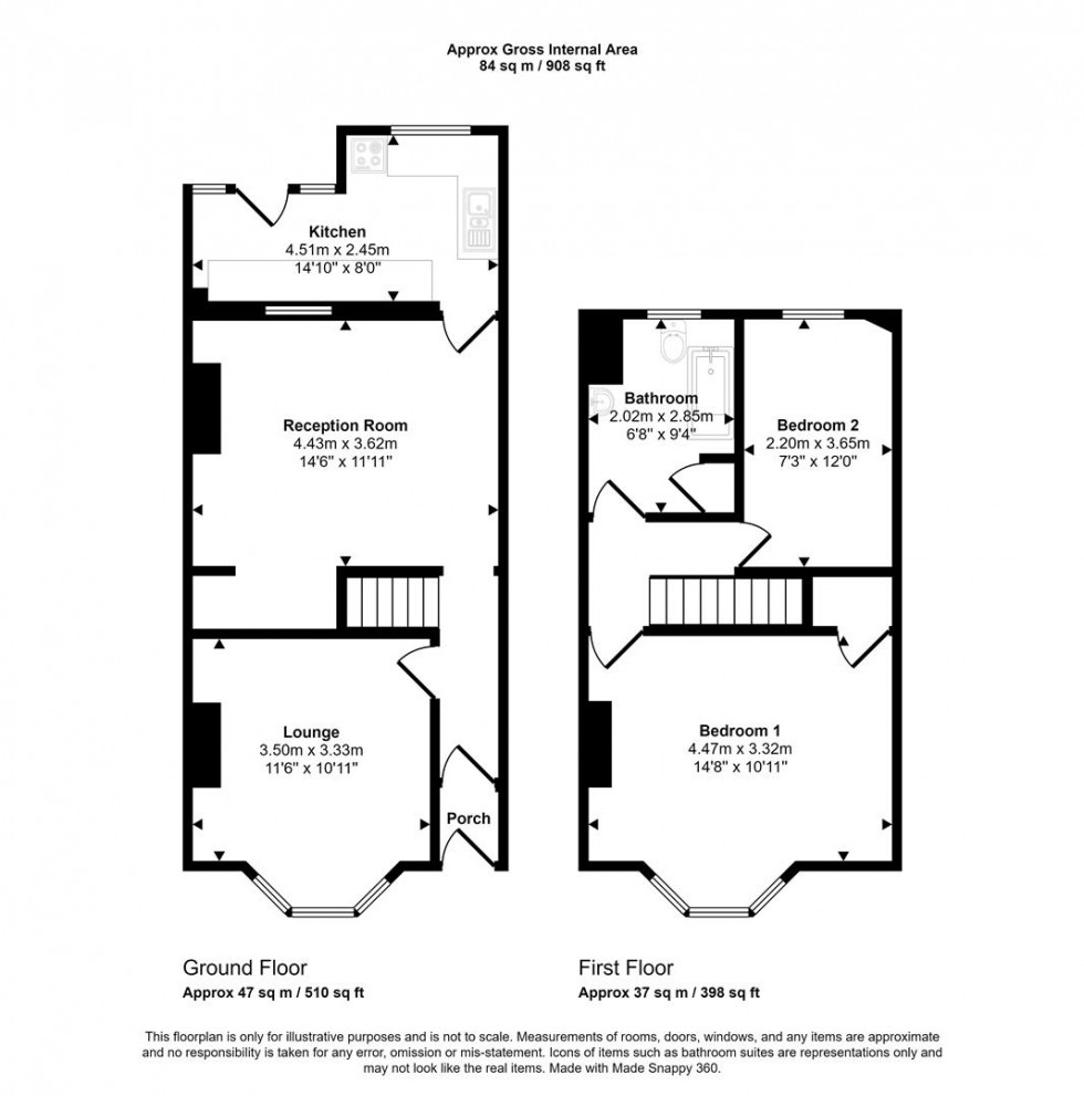 Floorplan for Belfry Avenue, St George, Bristol