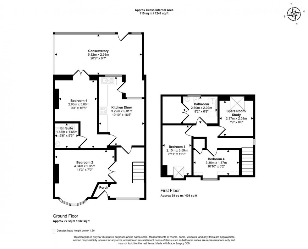 Floorplan for RENTAL INVESTMENT - Mackie Road, Filton, Bristol