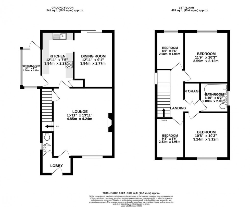 Floorplan for Charlton Gardens, Bristol