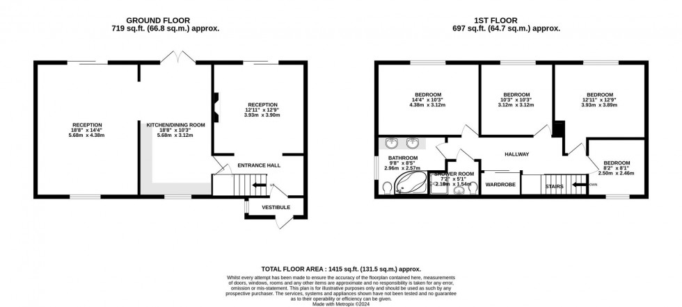 Floorplan for Bishop Manor Road, Westbury-on-Trym, Bristol