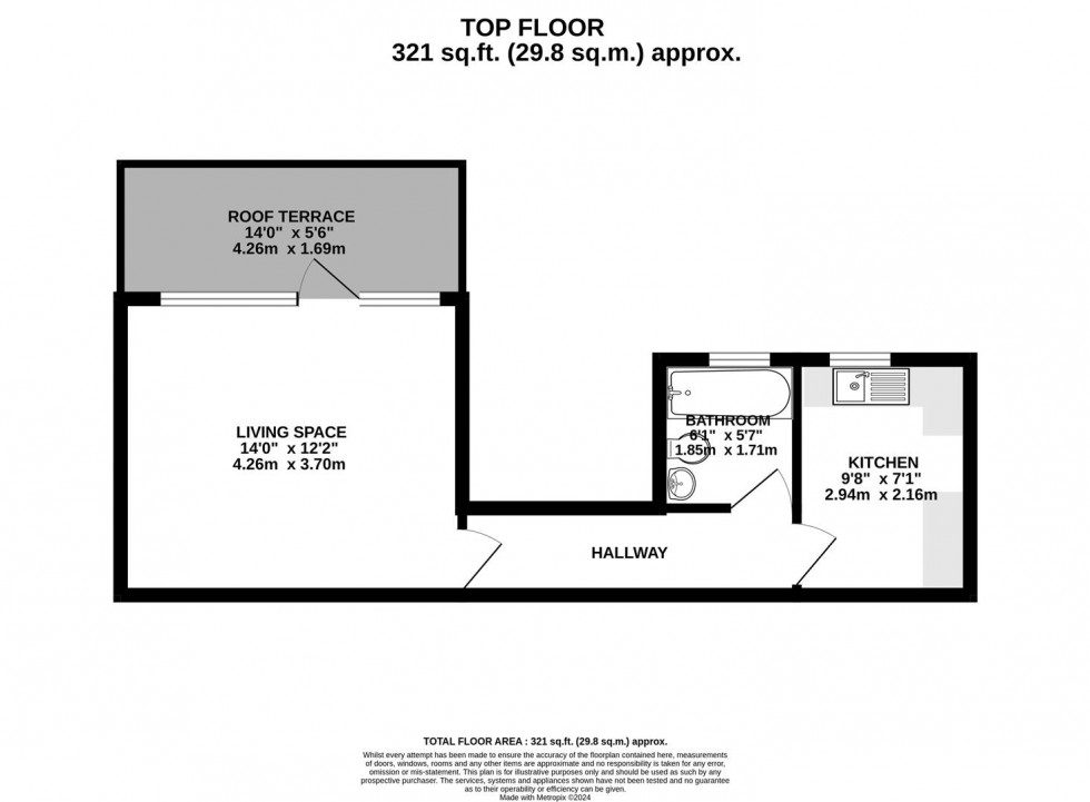 Floorplan for Kingsdown Parade | Kingsdown