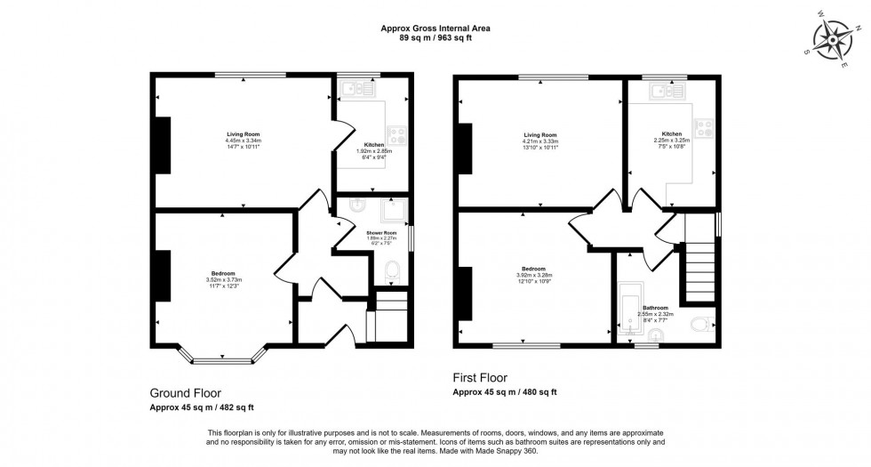 Floorplan for Queens Road, Knowle, Bristol
