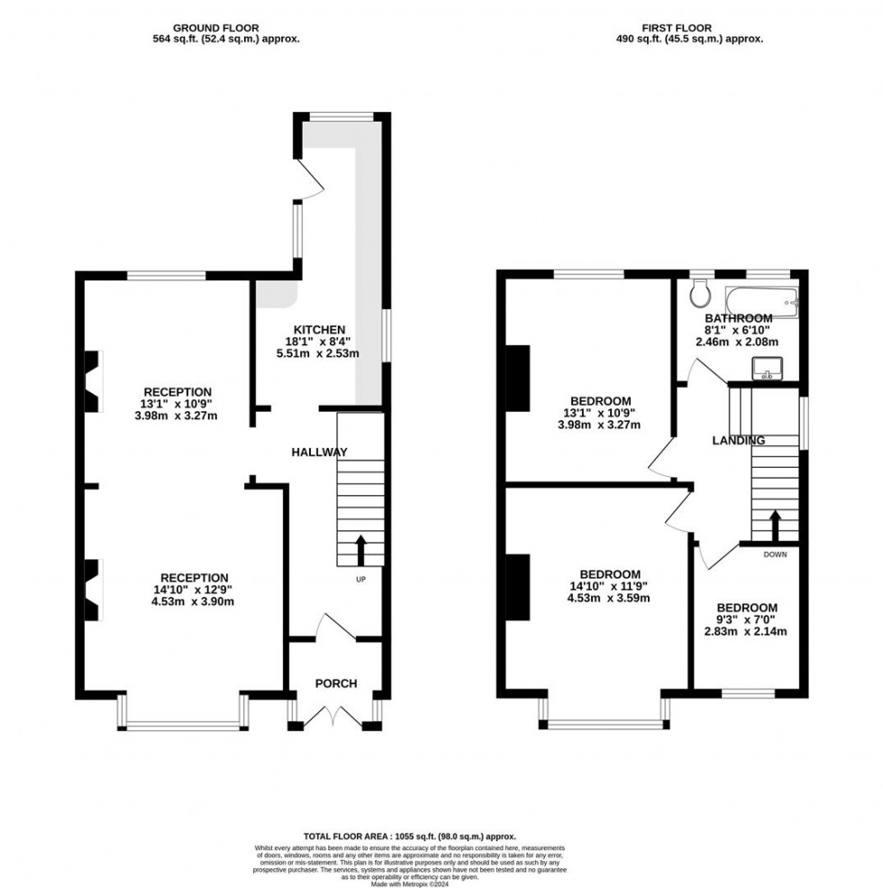 Floorplan for Wellington Hill West | Henleaze