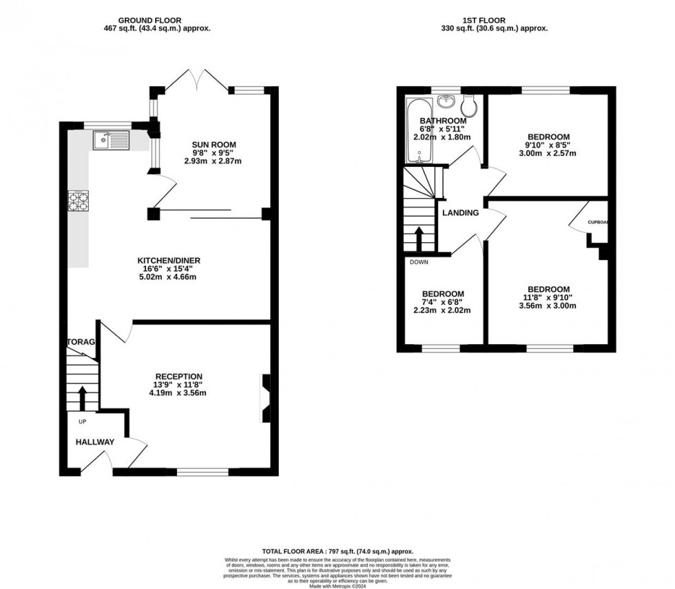 Floorplan for Footes Lane | Frampton Cotterell