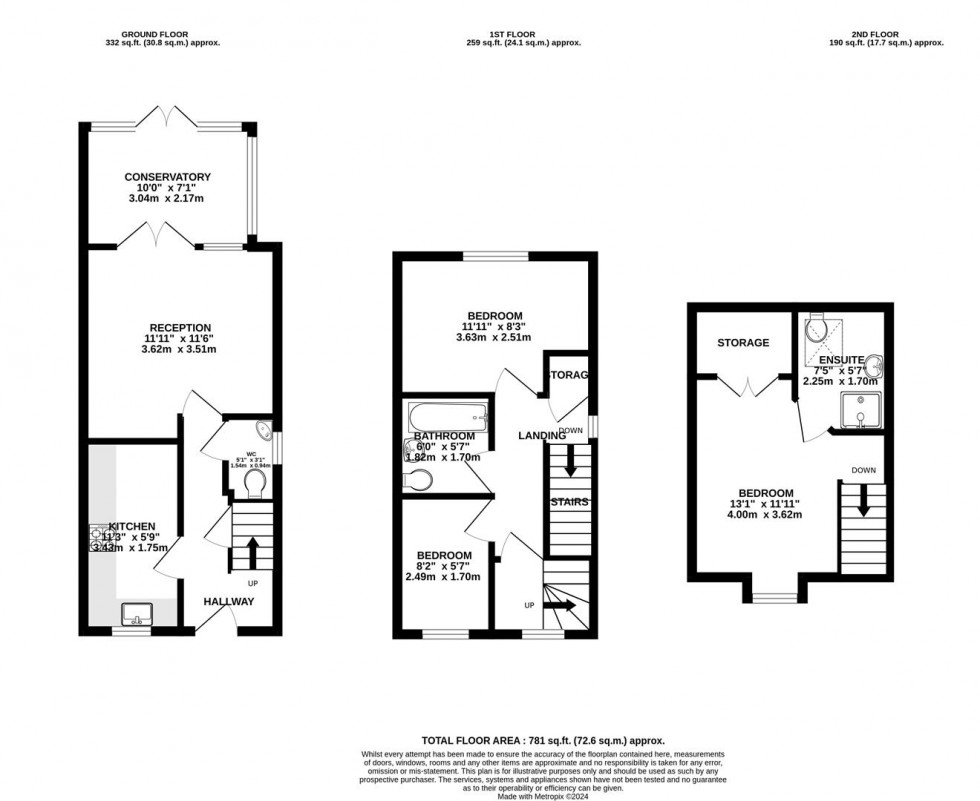 Floorplan for Whitehall Road | Whitehall