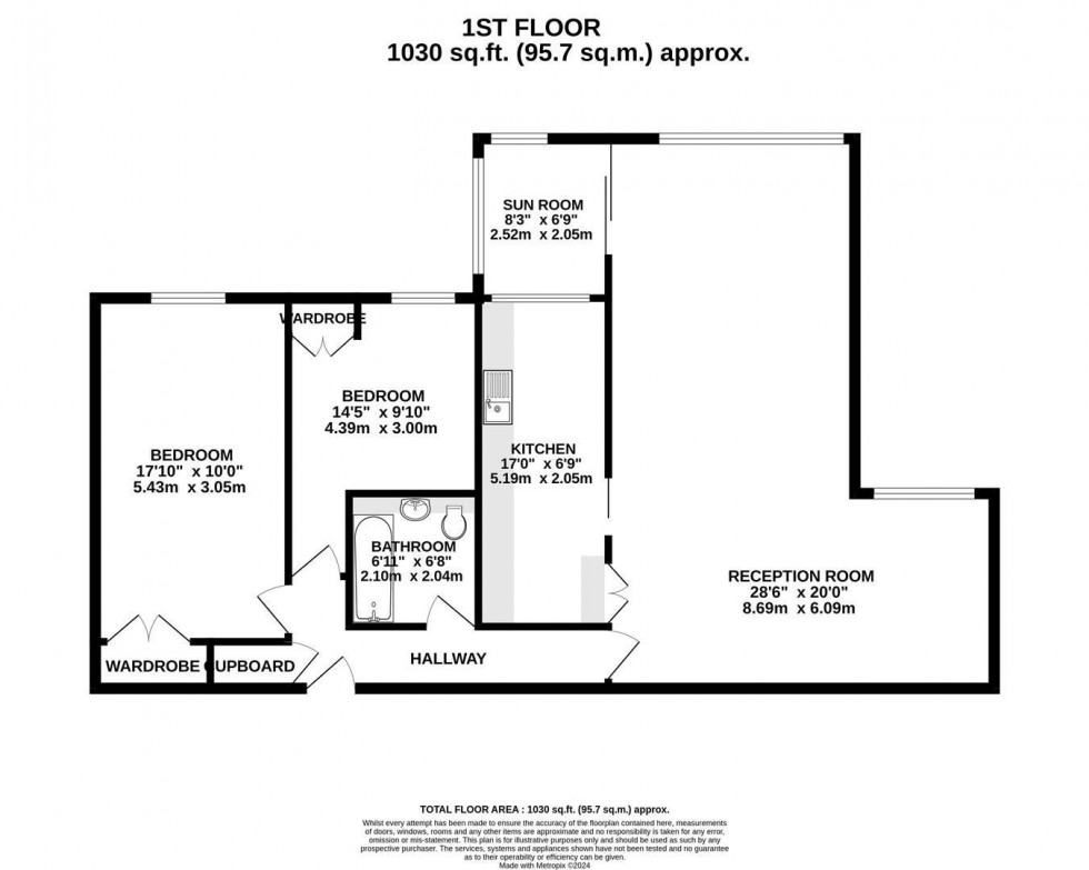 Floorplan for Durdham Park, Bristol