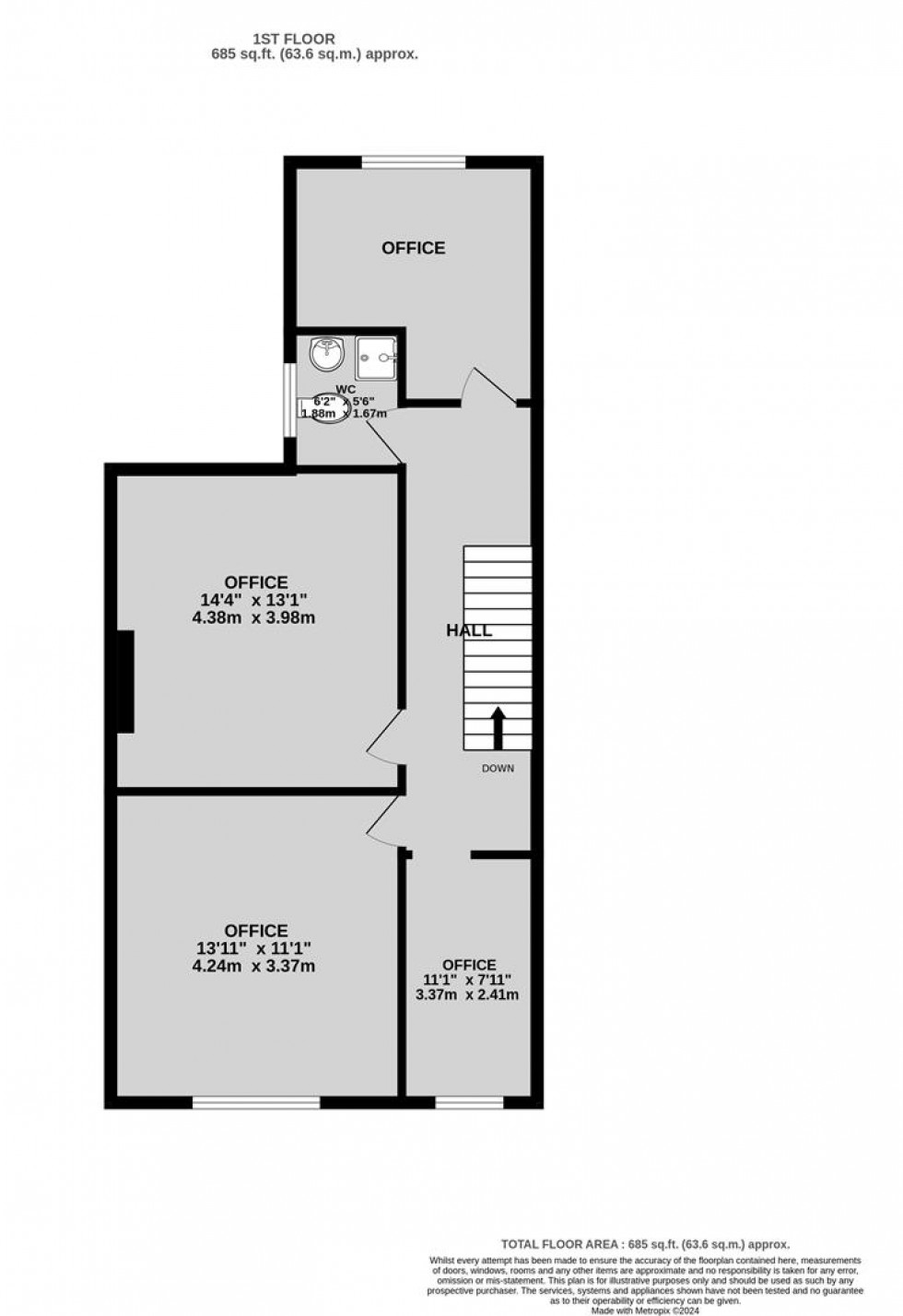 Floorplan for Flaxpits Lane, Winterbourne, Bristol