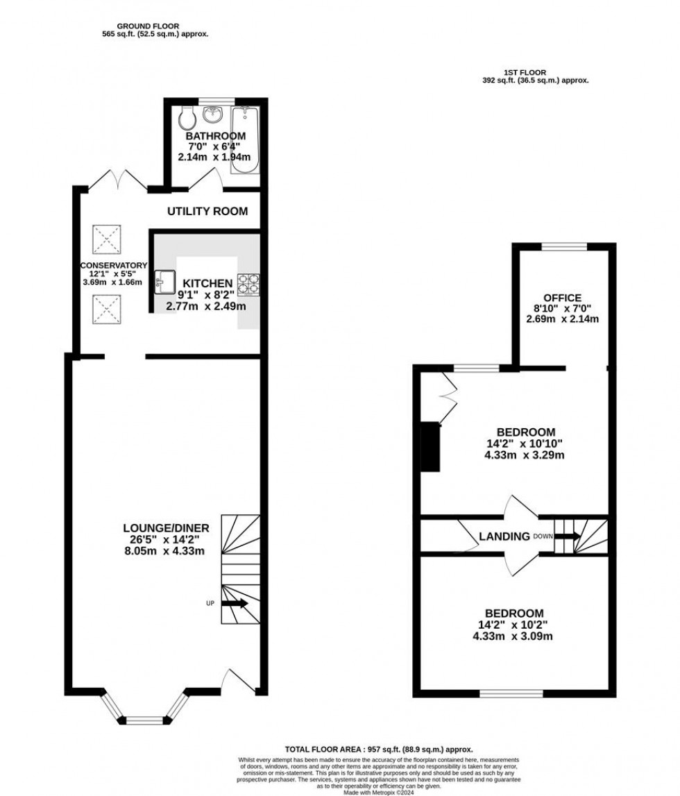 Floorplan for Margate Street | Victoria Park